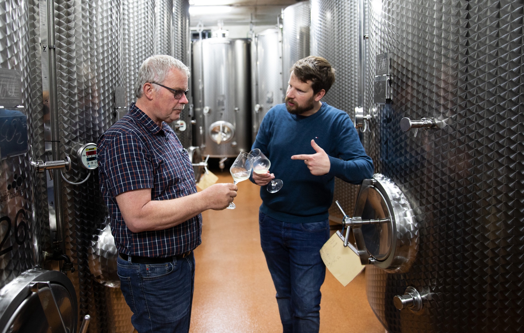 Das VollGute Weingut mit Vinothek in Kirrweiler in der Pfalz